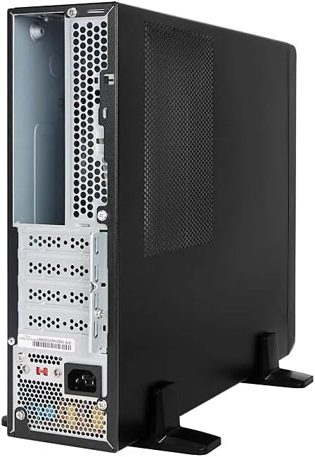 IN WIN Small Form Factor Micro-ATX Desktop Case with Built-In PSU