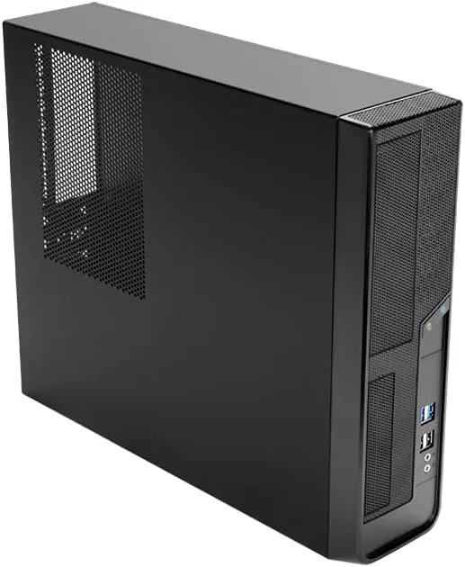 IN WIN Small Form Factor Micro-ATX Desktop Case with Built-In PSU
