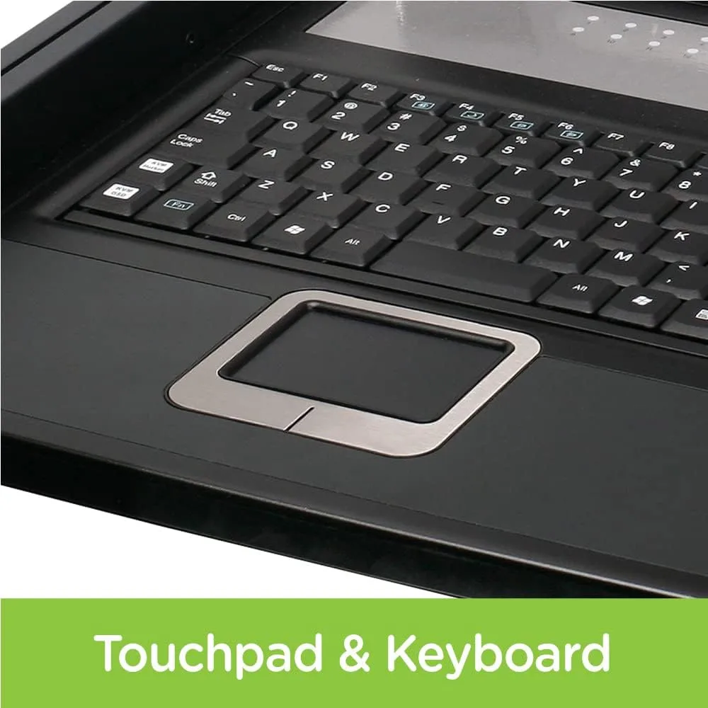 IOGEAR 17" LCD KVM Console with Integrated Keyboard and Touchpad