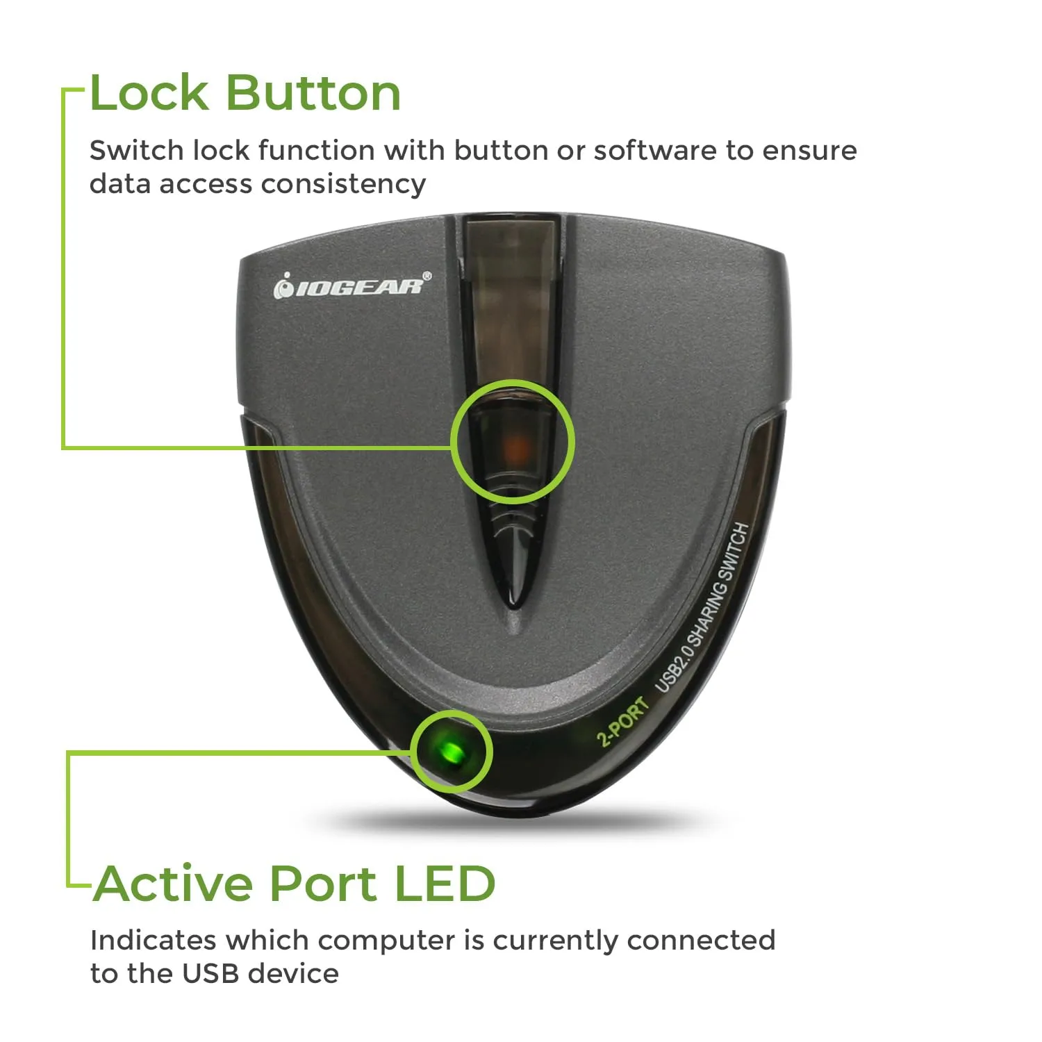 IOGEAR USB 2.0 Automatic Printer Switch