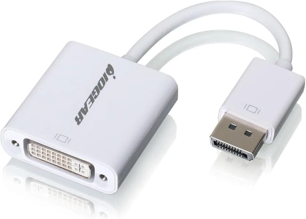 IOGEAR DisplayPort (M) to DVI (F) Adapter - GDPDVIW6 DisplayPort to DVI Adapter Cable