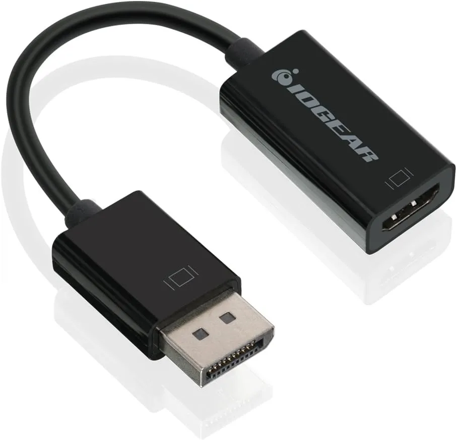 IOGEAR DisplayPort (M) to HDMI (F) Adapter - 4K Ultra High Definition (UHD) - GDPHD4KA
