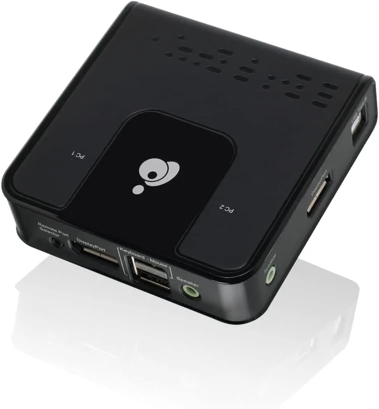 IOGEAR 2-Port DisplayPort KVM Switch - 4K60Hz - GCS62DP