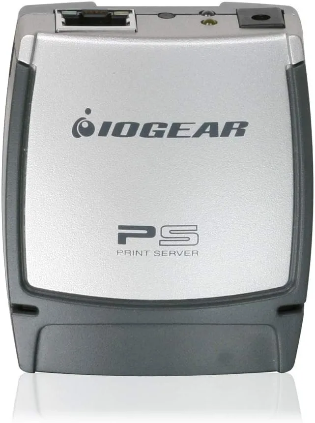 IOGEAR 1-Port USB 2.0 Print Server, GPSU21 3INCH LONGX 2 INCH WIDE English Print Server