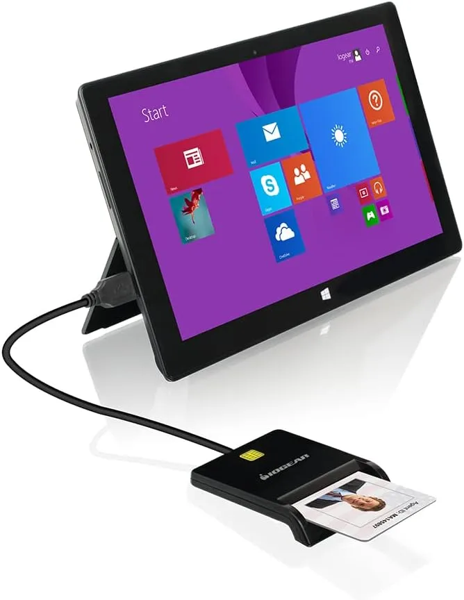 IOGEAR USB Common Access Card (CAC) Reader - EMV Level 1/4.1 Compliant - GSR212