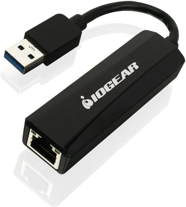 IOGEAR USB 3.0 to Ethernet Adapter - LAN Network Adapter - Gigabit (10/100/1000Mbps) - USB Powered - Nintendo Switch