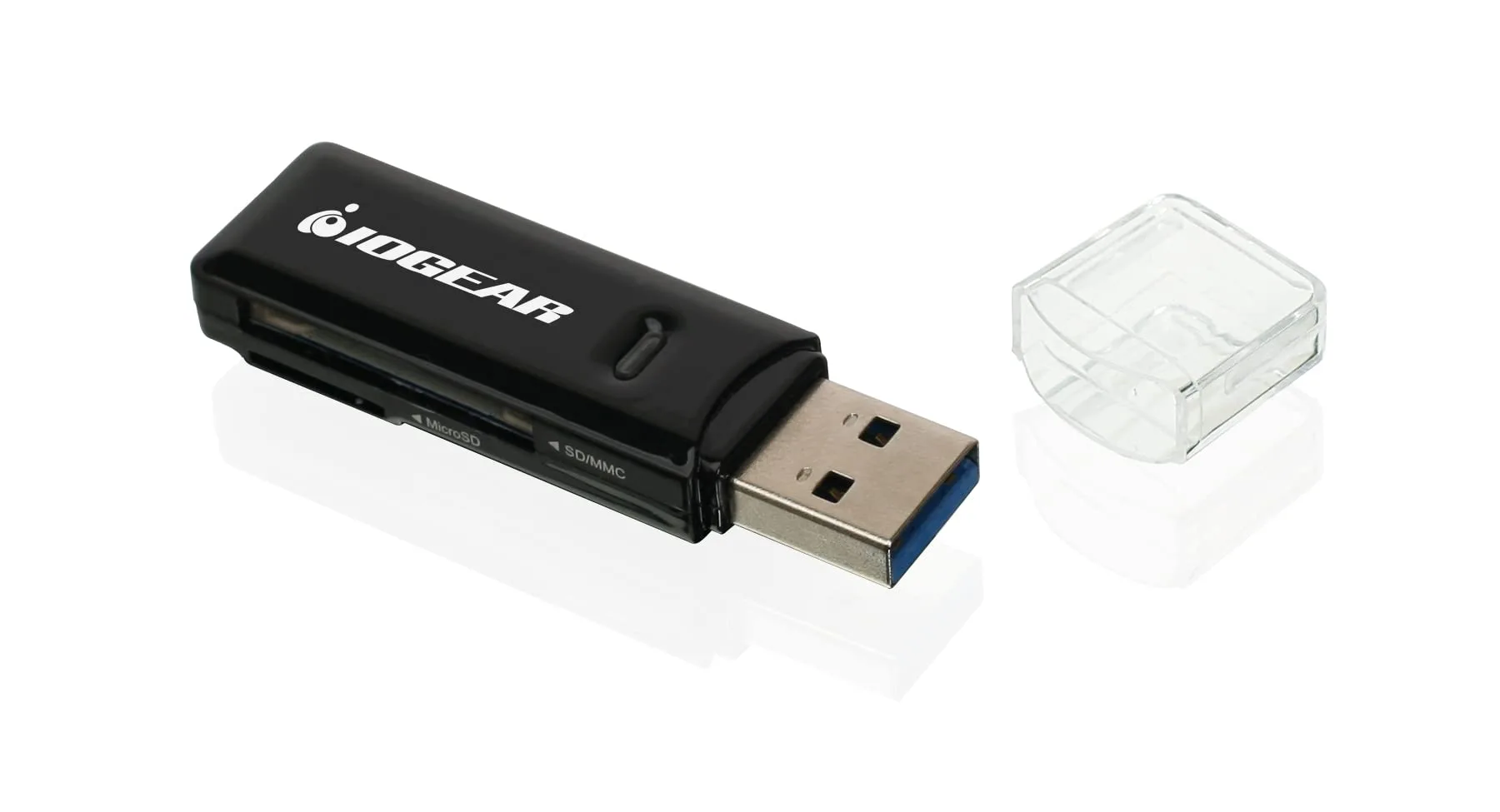 IOGEAR SuperSpeed USB 3.0 SDXC/MicroSDXC Card Reader - GFR305SD