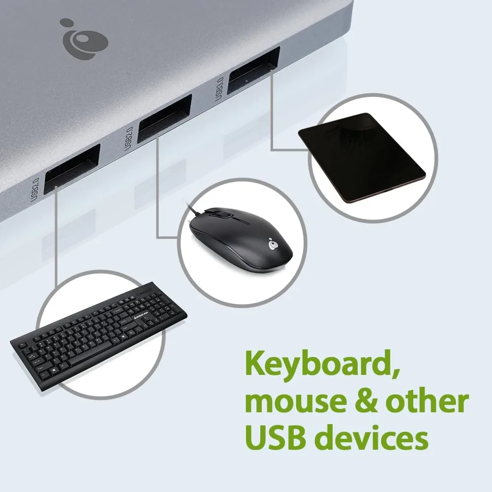 IOGEAR USB-C 6-in-1 Travel Dock 8K Single Monitor Nano Dock Pro Up to 4K in Dual Display Mode