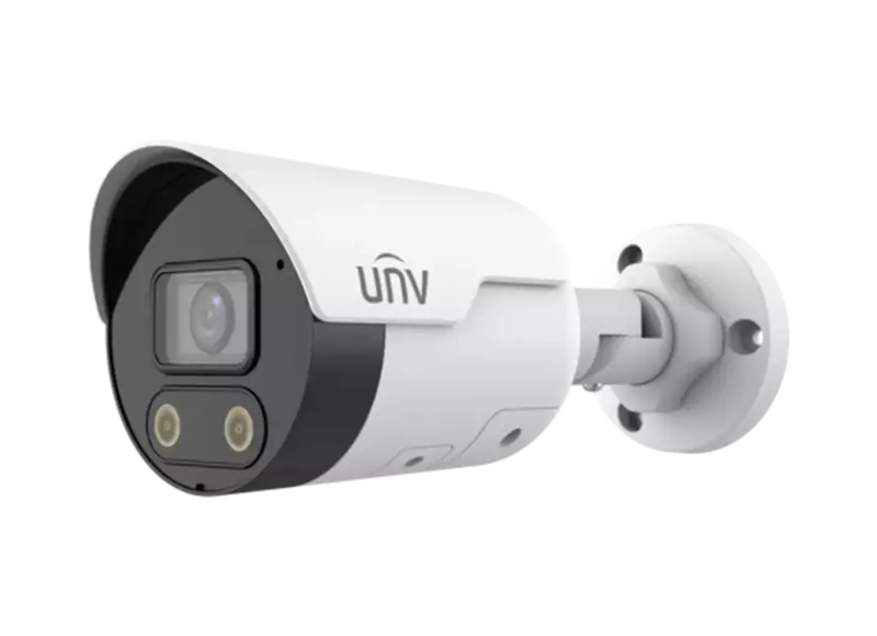 UNV 8MP Bullet IP Camera, Tri-guard ,ColourHunter, with speaker professional project series IPC2128SB-DF28KMC-I0