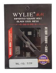 Stencil WYLIE para iPhone 7 y 7 Plus - Reballing y Microsoldadura