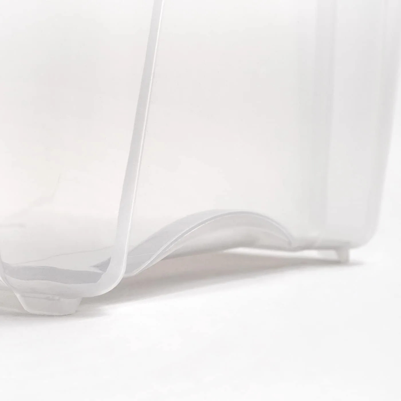 IRIS USA 19 Quart Stack & Pull Clear Plastic Storage Box, Gray, 5 Pack