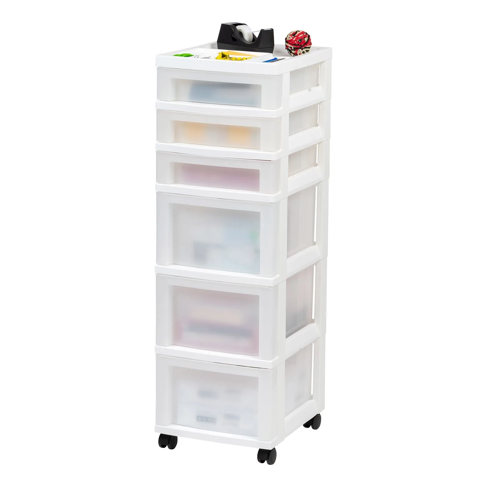 IRIS Storage Cart with Organizer Top