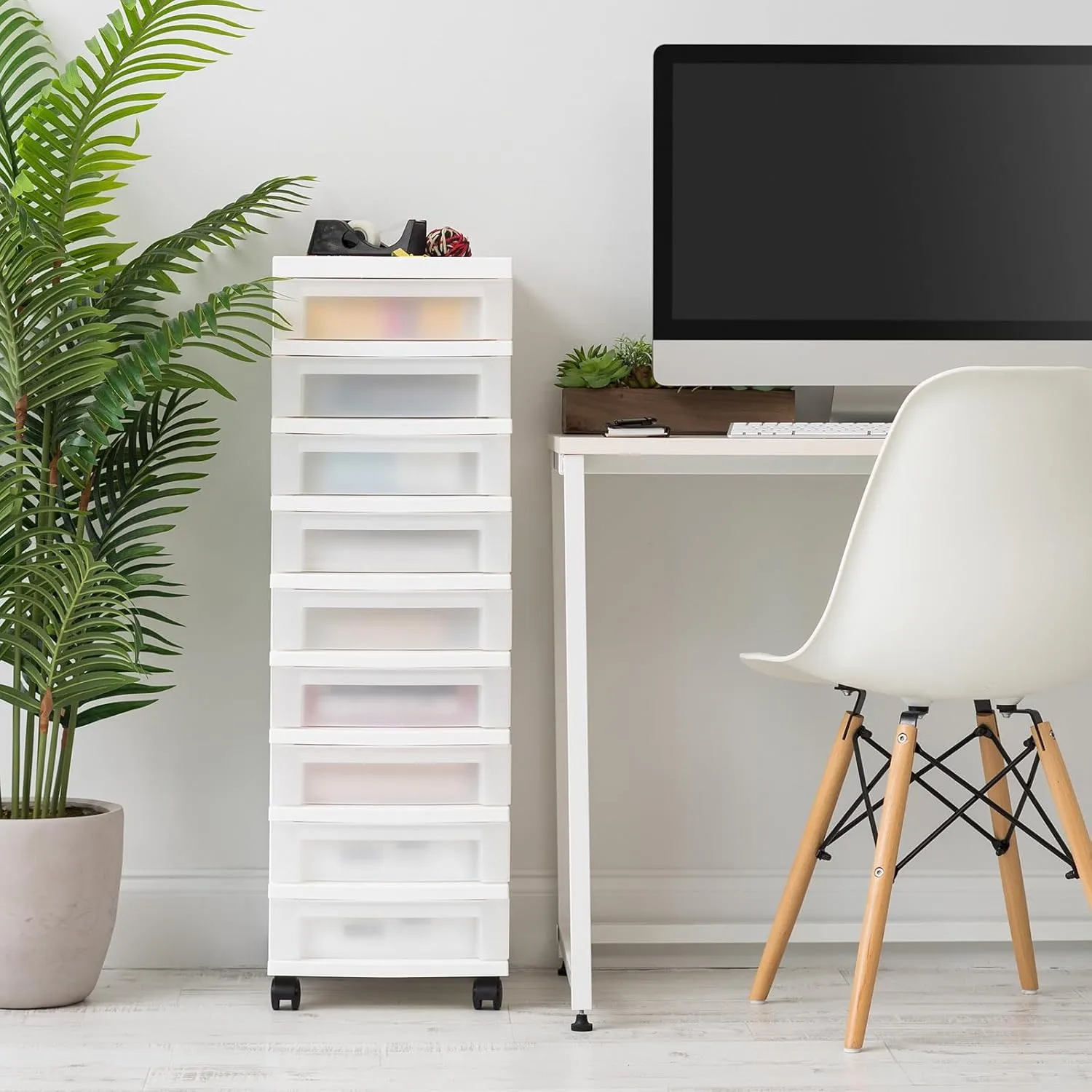 IRIS Storage Cart with Organizer Top