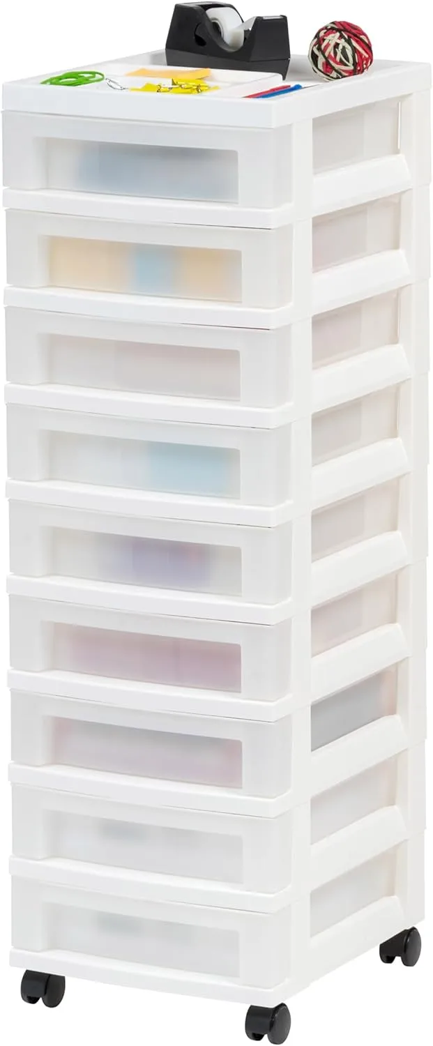 IRIS Storage Cart with Organizer Top