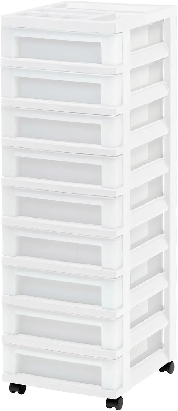 IRIS Storage Cart with Organizer Top