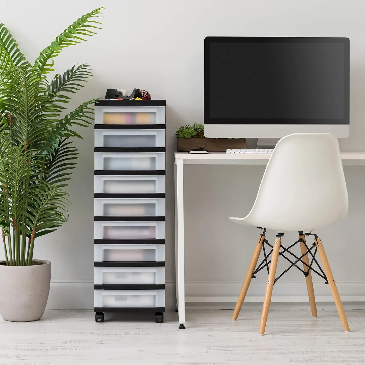 IRIS Storage Cart with Organizer Top