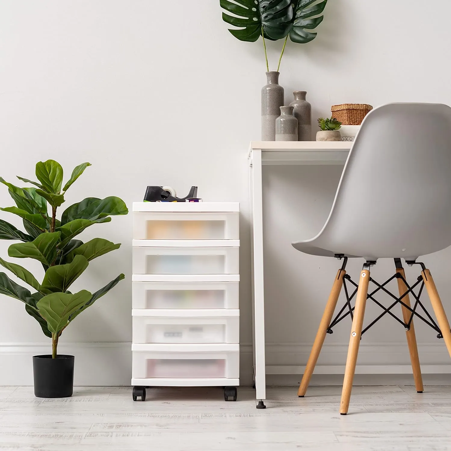 IRIS Storage Cart with Organizer Top