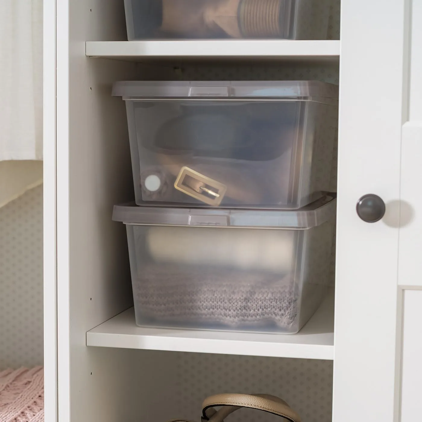 IRIS USA 14.5 Quart Snap Top Plastic Storage Box, 6 Pack