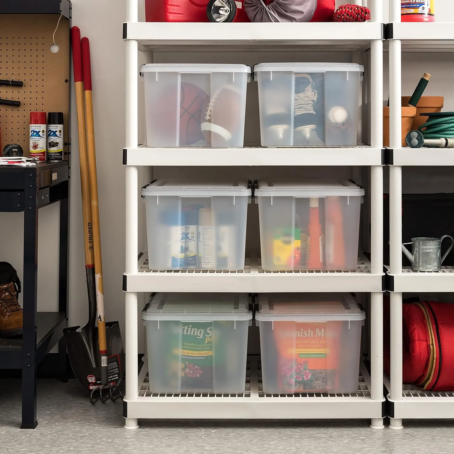IRIS USA WEATHERPRO Weathertight Plastic Storage Box