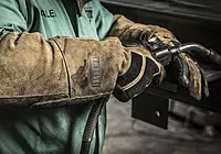 IRONCAT Premium Grade Top Grain Goatskin Welder's Glove, Cotton/Foam Lining, Climax Aerogel Insulation, 22" Length