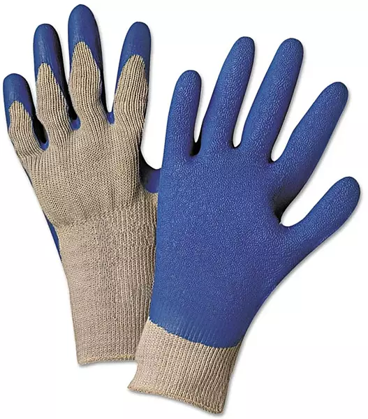 INSULATED TOP GRAIN REVERSIBLE DEERSKIN MIG WELD - 6030/M, GRAY/BLUE, MEDIUM