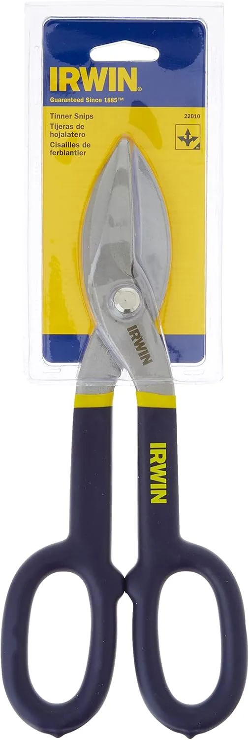 Irwin Snips 010 10 in. Tin Flat 1 Count (Pack of 1)