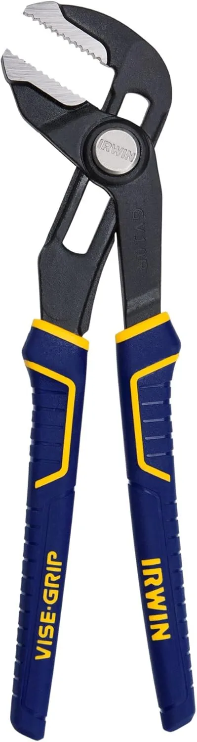 IRWIN Pliers, Groove Lock Straight Jaw, 10 Inch (4935096)