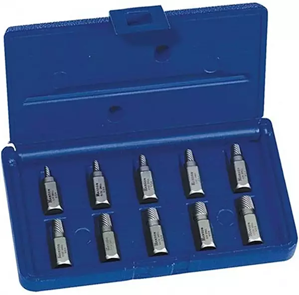 Irwin Tools Screw Extractor Set, 10-PC Multi-Spline, 1/8"–13/32"