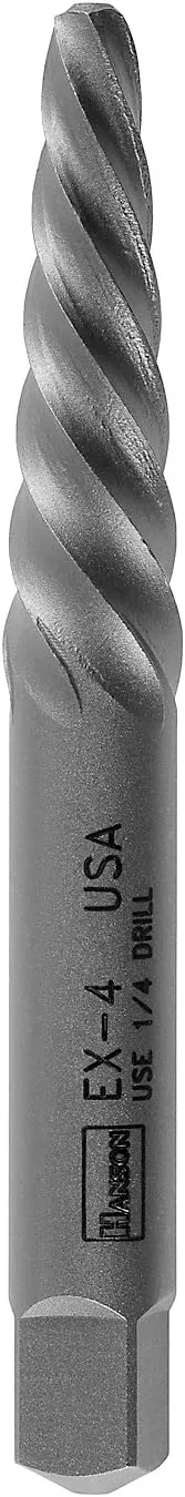 IRWIN HANSON Screw Extractor and Drill Bit Set, Spiral Flute