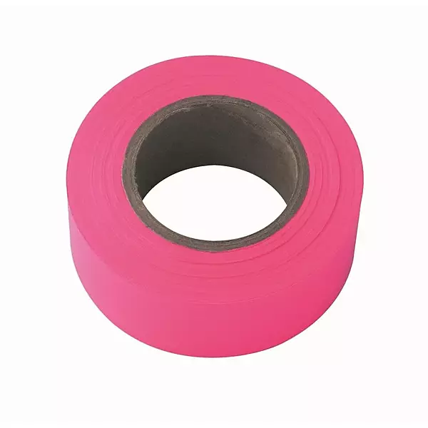 IRWIN Tools STRAIT-LINE Flagging Tape, 150-foot, Glo-Pink (65603) Multi 150 Foot (Pack of 1)