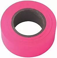 IRWIN Tools STRAIT-LINE Flagging Tape, 150-foot, Glo-Pink (65603) Multi 150 Foot (Pack of 1)