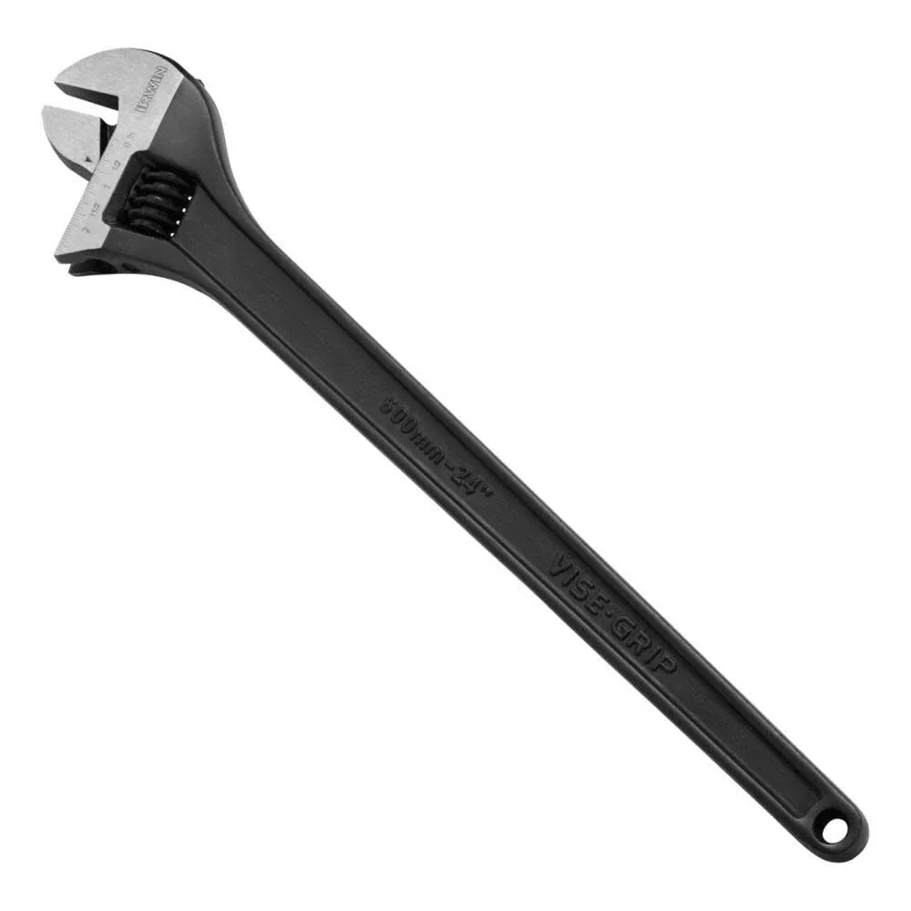 24" ADJ WRENCH - STEEL HANDLE