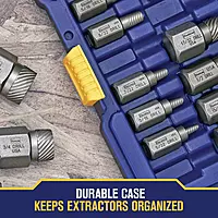 IRWIN Screw Extractor Set, Hex Head, Multi-Spline, 25-Piece (53227)