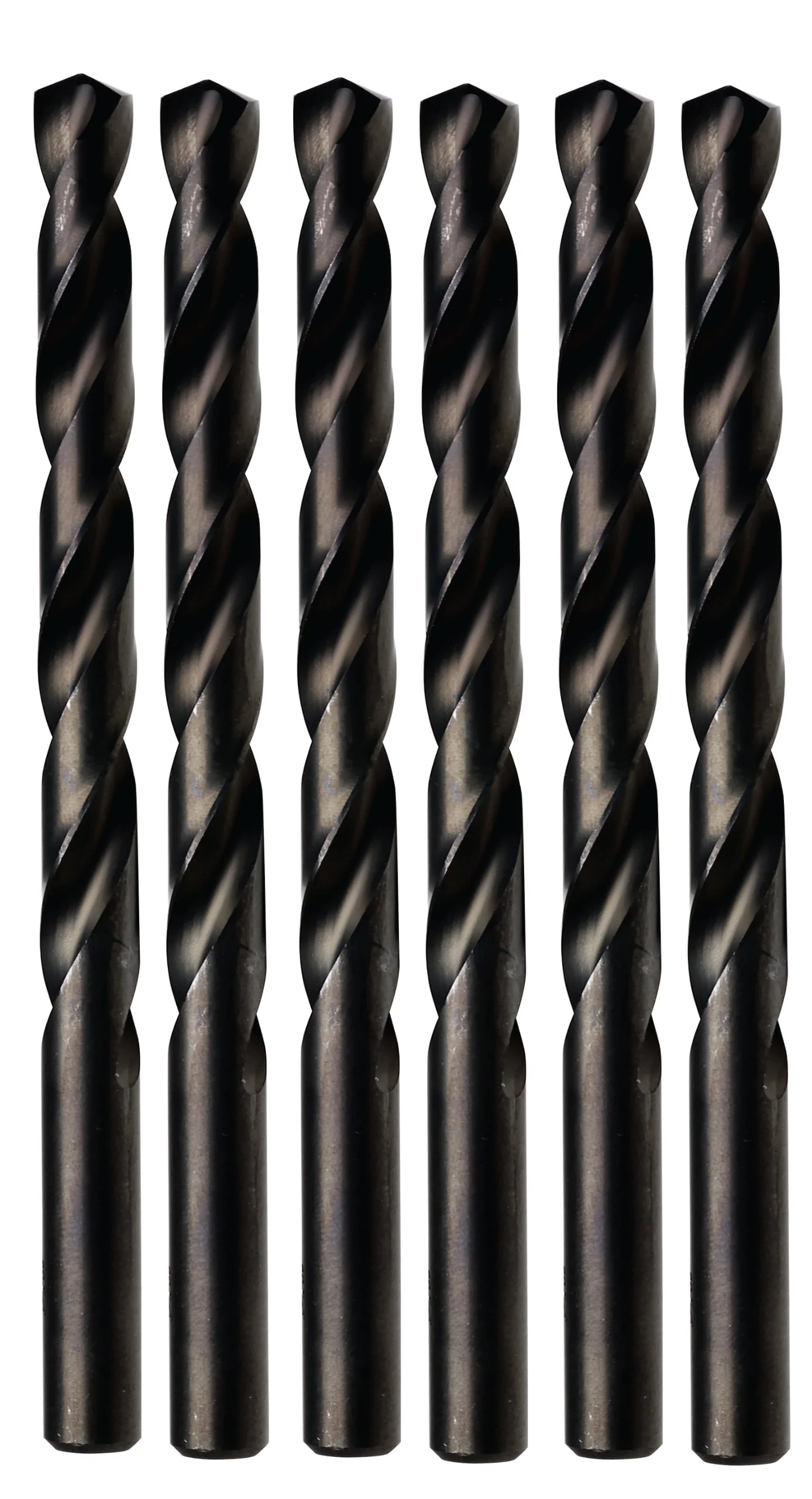 Irwin Tools 63527 27/64-Inch Black Oxide 135° Jobber Drill Bits, Pack of 6