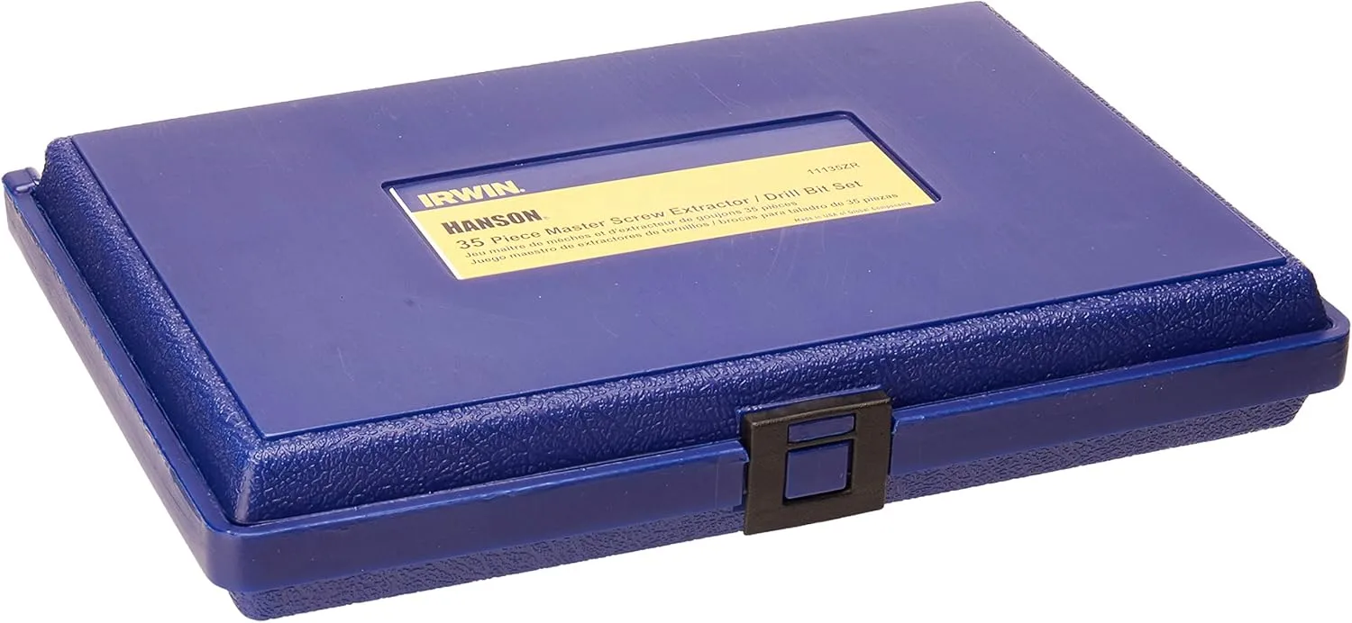 IRWIN HANSON Screw Extractor and Drill Bit Set, Spiral Flute