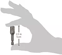 IRWIN 93784 1/4" Hex Square Adaptable Pin