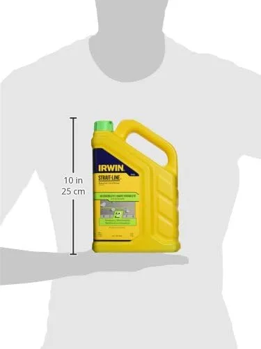 Irwin Tools IRWIN STRAIT-LINE Marking Chalk, Standard, Fluorescent Green, 5 lbs (65106)
