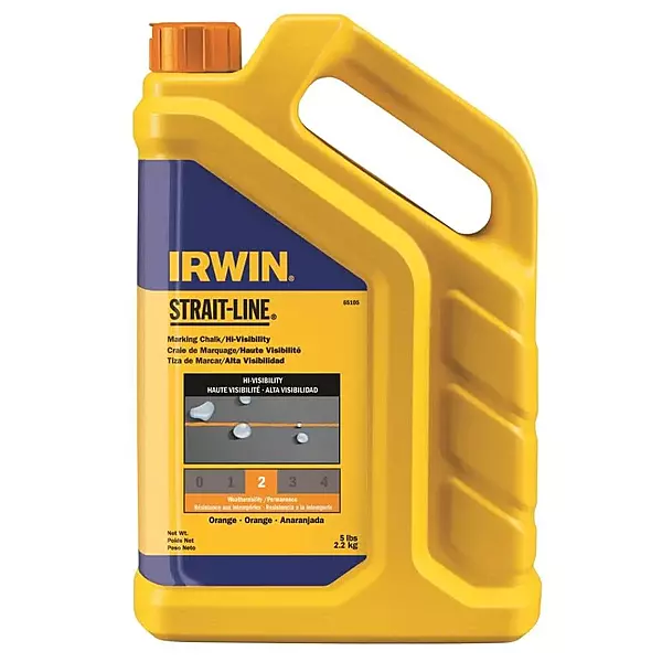 Irwin 5 Lb Orange Chalk Hi-Vis