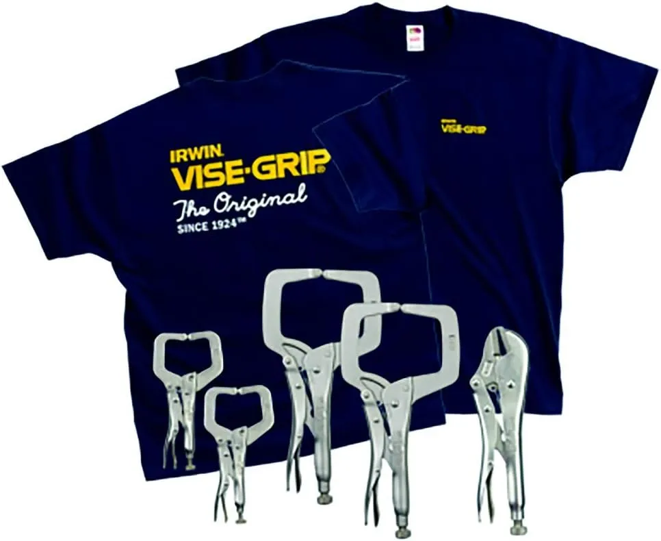 IRWIN 5-PC VISE-GRIP CLAMP SET - PURPLE