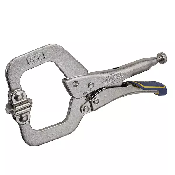 IRWIN VISE-GRIP Welding Pliers, Fast Release, C-Clamp Locking with Swivel Pads, 6-Inch (IRHT82587)