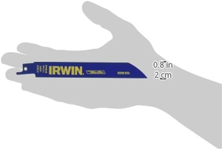 IRWIN Metal-Cutting Reciprocating Saw Blades, Bi-Metal