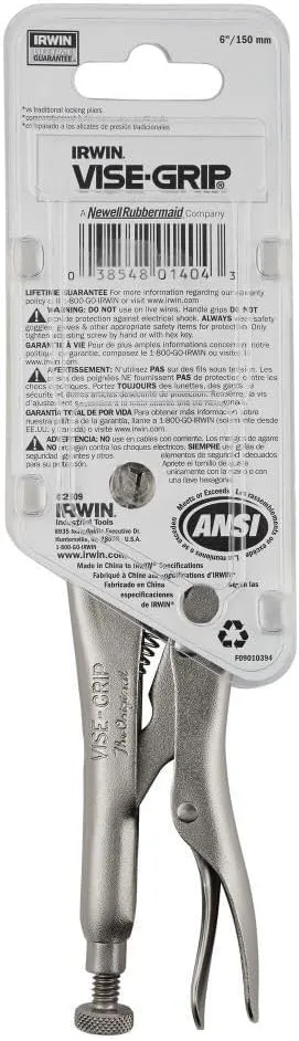 Irwin Vise-Grip Locking Pliers, Original, Long Nose, 6 In