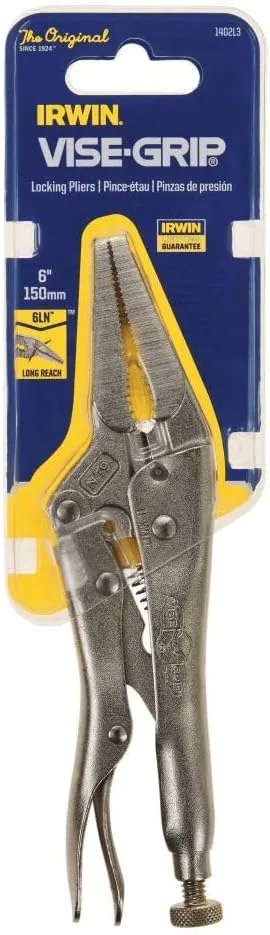 Irwin Vise-Grip Locking Pliers, Original, Long Nose, 6 In