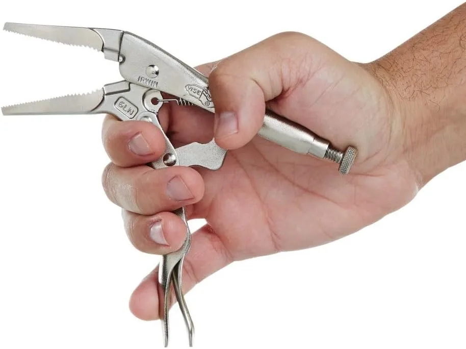 Irwin Vise-Grip Locking Pliers, Original, Long Nose, 6 In