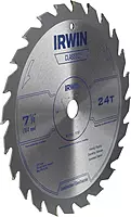 IRWIN Tools Classic Series Steel Corded Circular Saw Blade, 7 1/4-inch, 24T (25130) (Pack of 4) 7-1/4" (Pack of 4) 24T