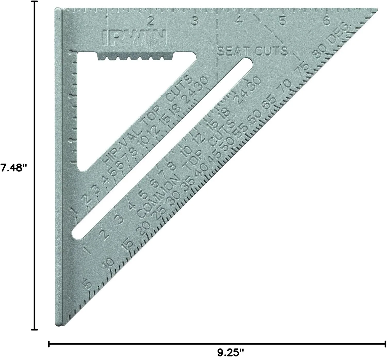 IRWIN Tools Rafter Square, Aluminum, 7-Inch (1794464)