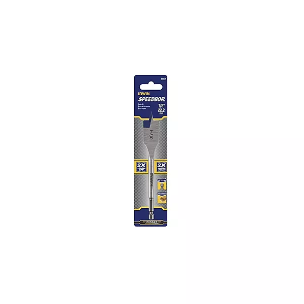 Irwin Speedbor 88814 7/8" Speedbor® 2000 Standard Length Flat Wood Boring Bit