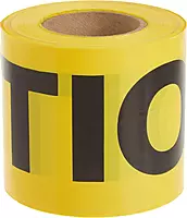 IRWIN Tools STRAIT-LINE 66200 Barrier Tape Roll, CAUTION, 3-inch by 300-foot (66200) One Size