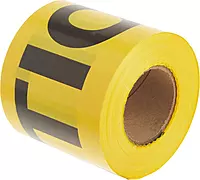 IRWIN Tools STRAIT-LINE 66200 Barrier Tape Roll, CAUTION, 3-inch by 300-foot (66200) One Size