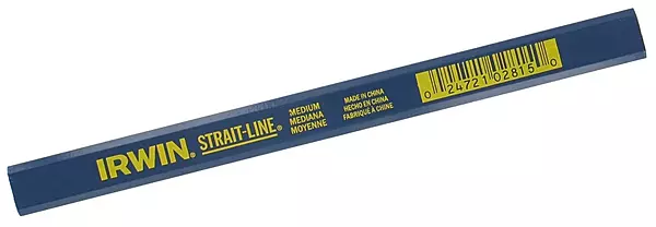IRWIN Carpenter Pencils [Set of 12] Style: Lead Grade:Medium, Qty:12 per Box